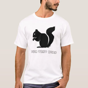 Camisa de encargo de la ardilla