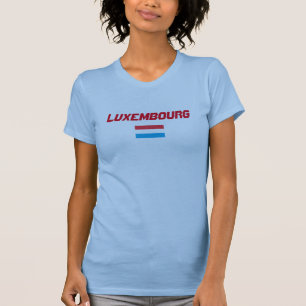 Camisa de encargo de la bandera de Luxemburgo