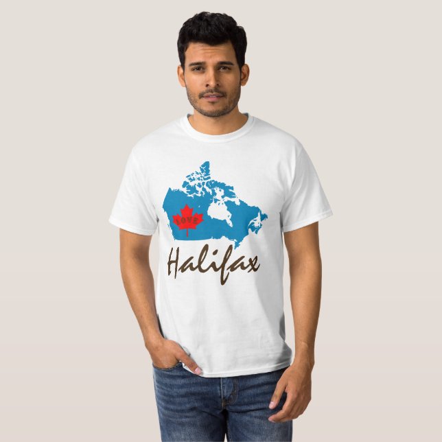 Camisa de encargo de la provincia de Halifax Nueva (Anverso completo)