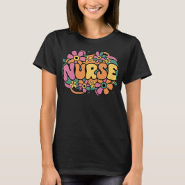 Camisa de Enfermeras Florales Retro - RN Tee Vinta