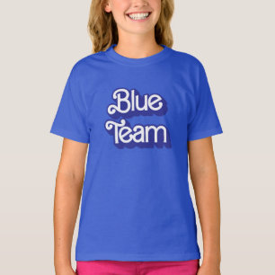 Camisa de equipo azul de guerra de color