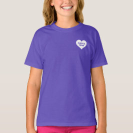 Camisa de equipo púrpura de guerra de color