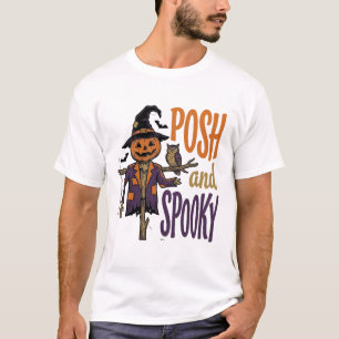 Camisa de Espantapájaros de Calabaza Grabado Vinta