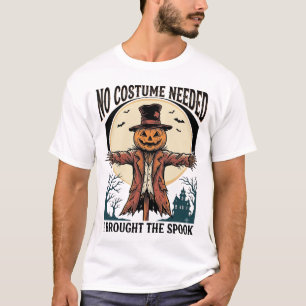 Camisa de Espantapájaros de Calabaza para Humor de
