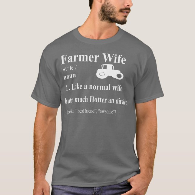 Camisa De Esposa Campesina Para Mujer - Cultivo Vi (Anverso)