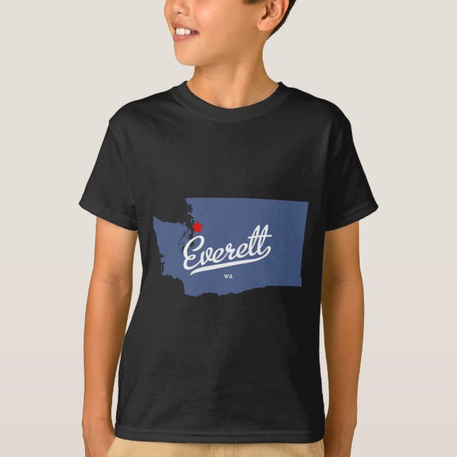 Camisa de Everett Washington WA (Anverso)