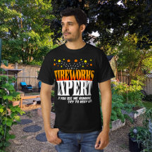 Camisa de experto en fuegos artificiales