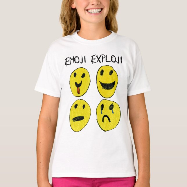 Camisa de Exploji de la emoji (Anverso)