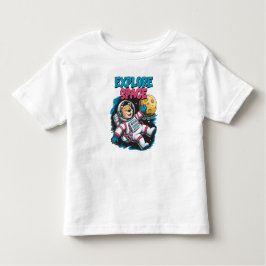 Camisa de exploración espacial para niños y chicas