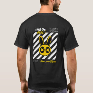 Camisa de fans en modo de los años 1980, calzado p