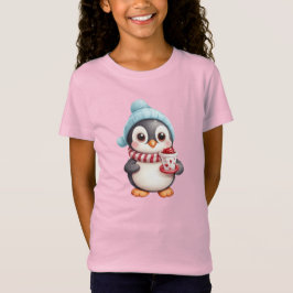 Camisa de feriado 🎄 de pingüino para Chicas
