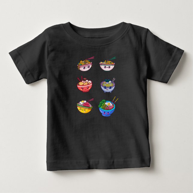 Camisa de fideos, suéter de arroz de Ramen, camise (Anverso)