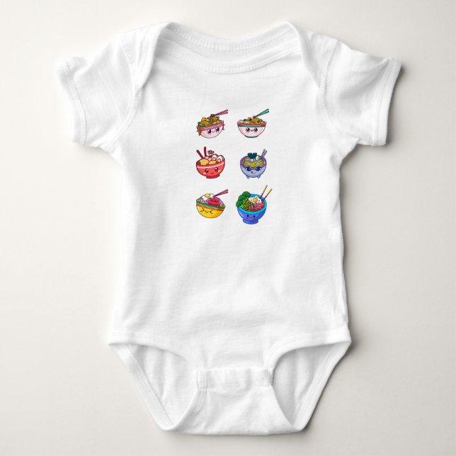 Camisa de fideos, suéter de arroz de Ramen, camise (Anverso)