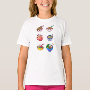 Camisa de fideos, suéter de arroz de Ramen, camise