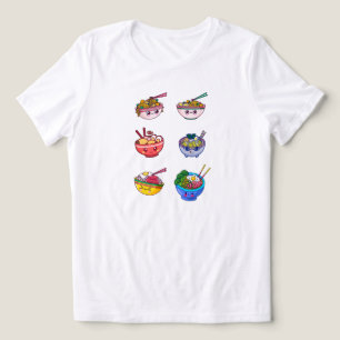 Camisa de fideos, suéter de arroz de Ramen, camise