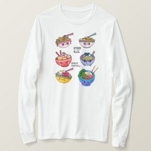 Camisa de fideos, suéter de arroz de Ramen, camise