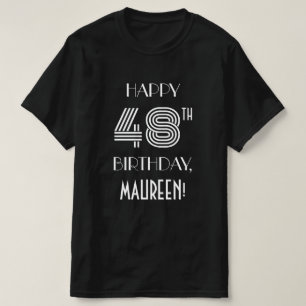 Camisa de fiesta de cumpleaños 48 inspirada en el