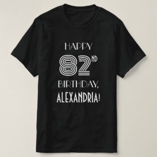 Camisa de fiesta de cumpleaños 82 inspirada en el 