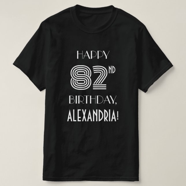 Camisa de fiesta de cumpleaños 82 inspirada en el  (Diseño del anverso)