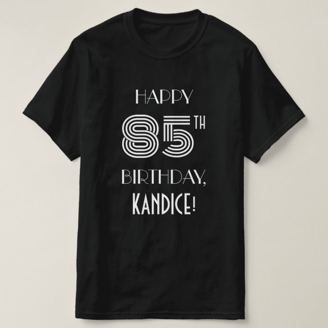 Camisa de fiesta de cumpleaños 85 inspirada en el  (Diseño del anverso)