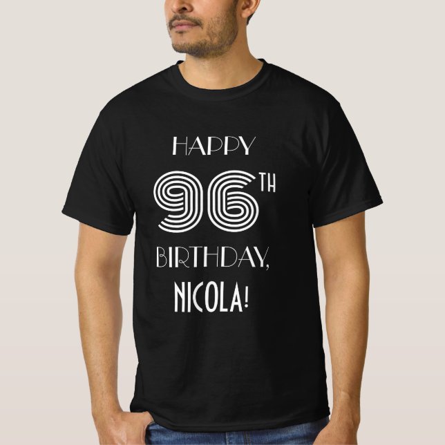 Camisa de fiesta de cumpleaños 96 inspirada en el  (Anverso)