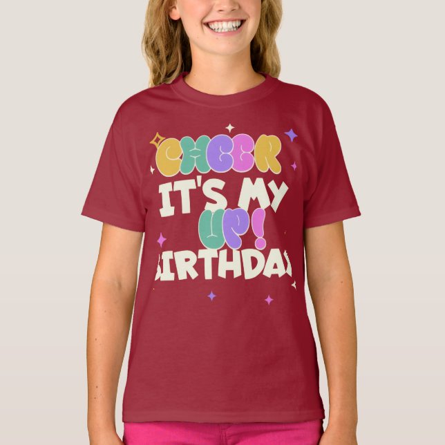 CAMISA DE FIESTA DE CUMPLEAÑOS PARA NIÑAS  (Anverso)