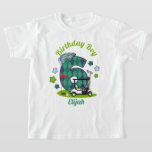 Camisa de Fiesta de golf de Birthday Boy Shirt<br><div class="desc">Celebrar el primer cumpleaños del bebé con esta camiseta especial,  diseño especial y personalizado</div>