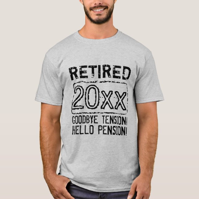 Camisa de fiesta de Jubilación para jubilado 2021 (Anverso)