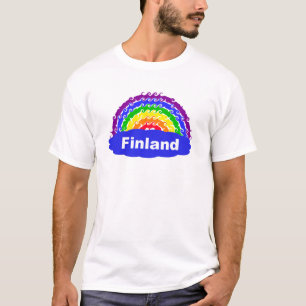Camisa de Finlandia arcoiris - elegir estilo y col