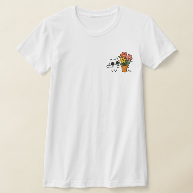 Camisa de flores de gato [ CC-CatCow ] (Distribución)