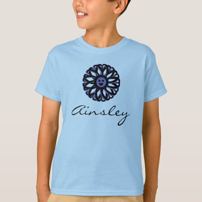 Camisa de flores sonriente de Ainsley (Anverso)