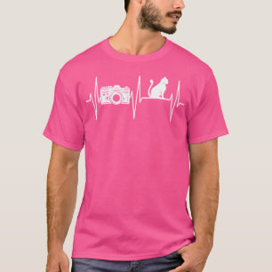 Camisa de Fotógrafo Gato Divertido Amante Cámara F