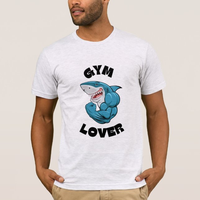 camisa de fuerza de gimnasia para hombres (Anverso)