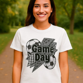 Camisa de fútbol de Game Day - Leopard Lightning &