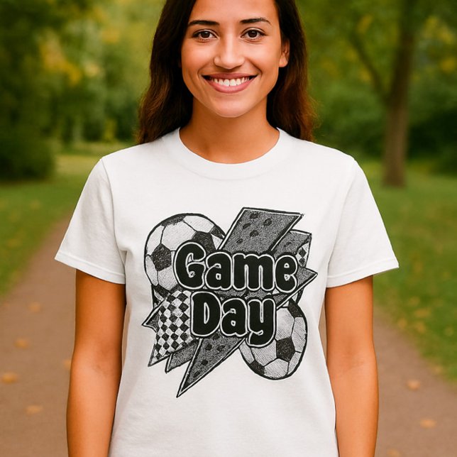 Camisa de fútbol de Game Day - Leopard Lightning & (Subido por el creador)