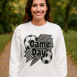 Camisa de fútbol de Game Day - Leopard Lightning &