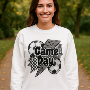 Camisa de fútbol de Game Day - Leopard Lightning &