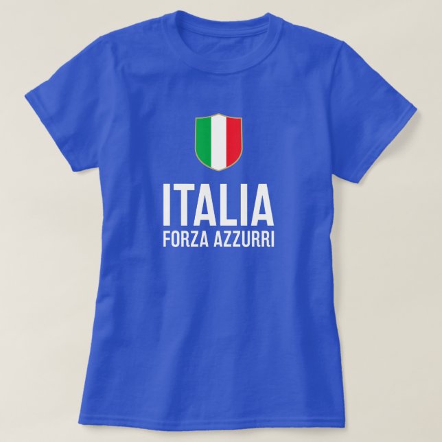 Camisa de fútbol de Italia (Diseño del anverso)