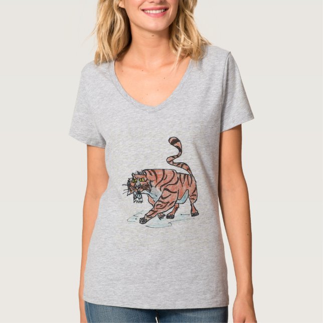 CAMISA DE FÚTBOL DE MUJERES - TIGRE DE FIERCE (Anverso)