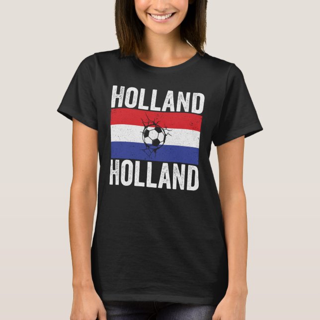 Camisa de fútbol Holland Holland Jersey Países Baj (Anverso)