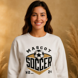 Camisa de fútbol Mascot - Audaz Logotipo de equipo