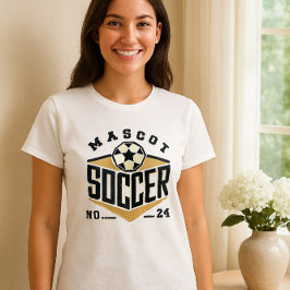 Camisa de fútbol Mascot - Audaz Logotipo de equipo