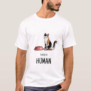 Camisa de Gato Calico Marrón y Negro