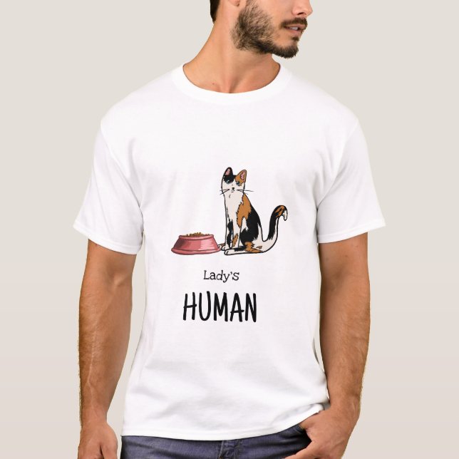 Camisa de Gato Calico Marrón y Negro (Anverso)