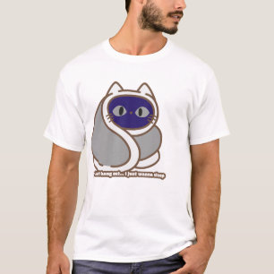 Camisa de gato divertida para los amantes del sueñ
