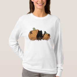 Camisa De Gato Y Calabazas