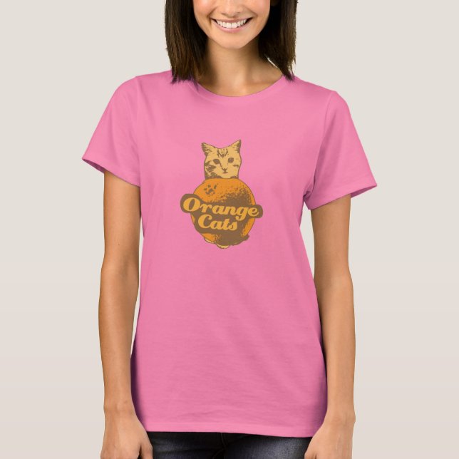 Camisa de gatos naranja (Anverso)