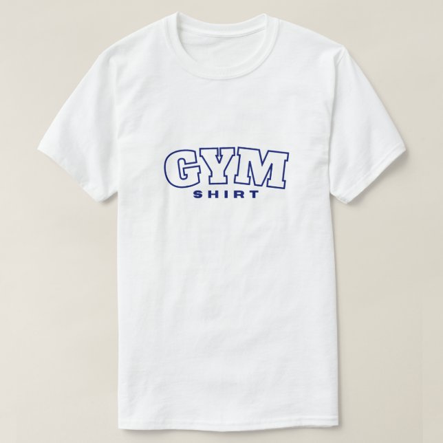camisa de gimnasia (Diseño del anverso)