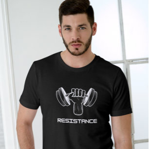 Camisa de gimnasio de resistencia masculina