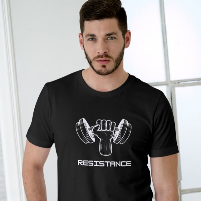 Camisa de gimnasio de resistencia masculina (Subido por el creador)